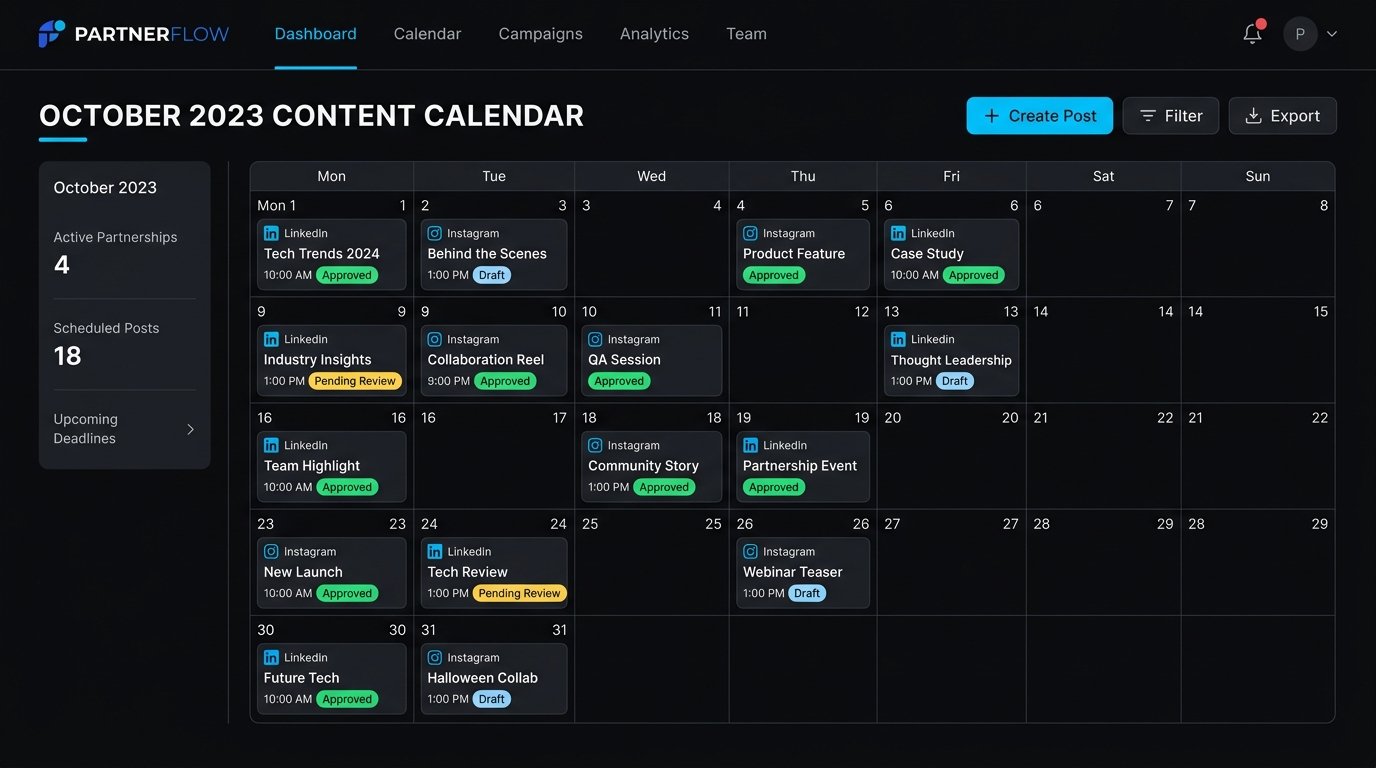 Content Marketing and Social Media Management Dashboard