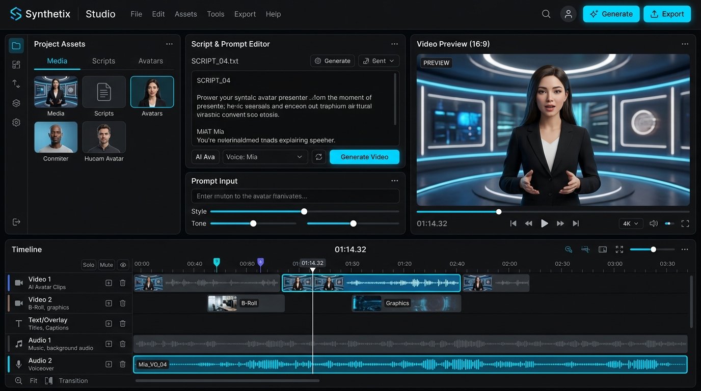 AI Video Creation and Script Production Studio